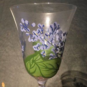 MOUTH BLOWN BLOCK CRYSTAL HAND CUT STEM WARE